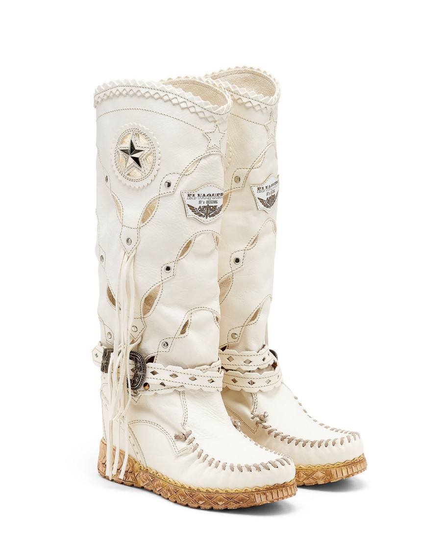 Scarpe EL Vaquero | Mirea Camel Blanche