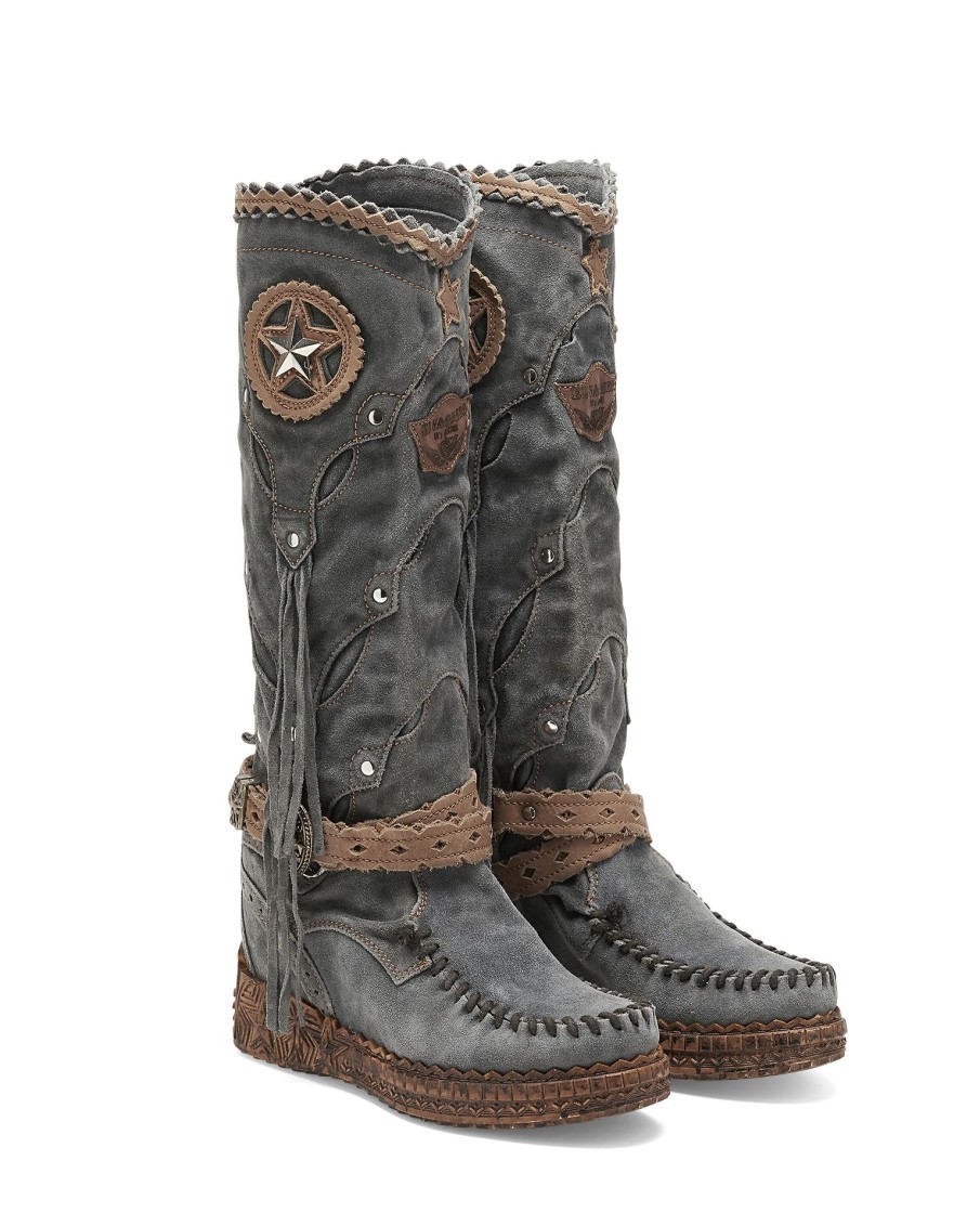 Scarpe EL Vaquero | Mirea Silverstone Cenere