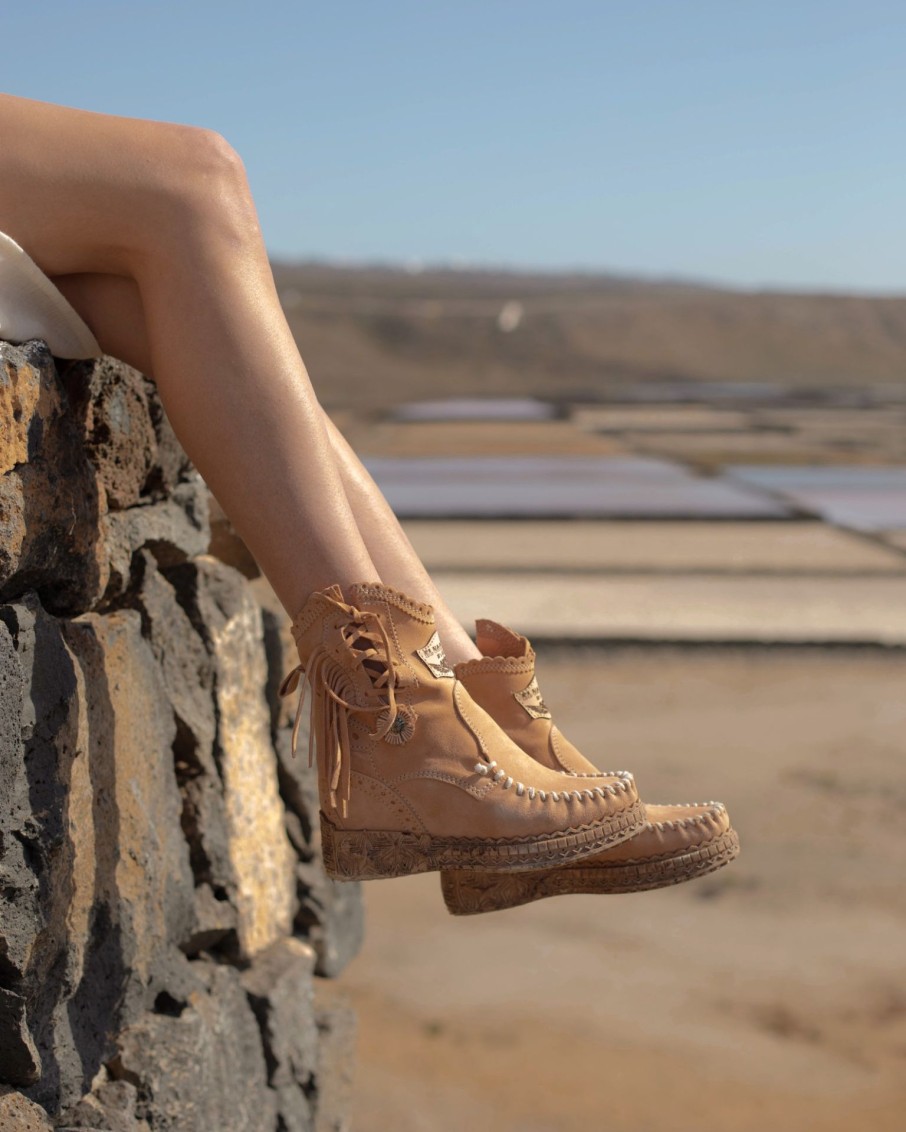 Scarpe EL Vaquero | Lola Silverstone Apricot