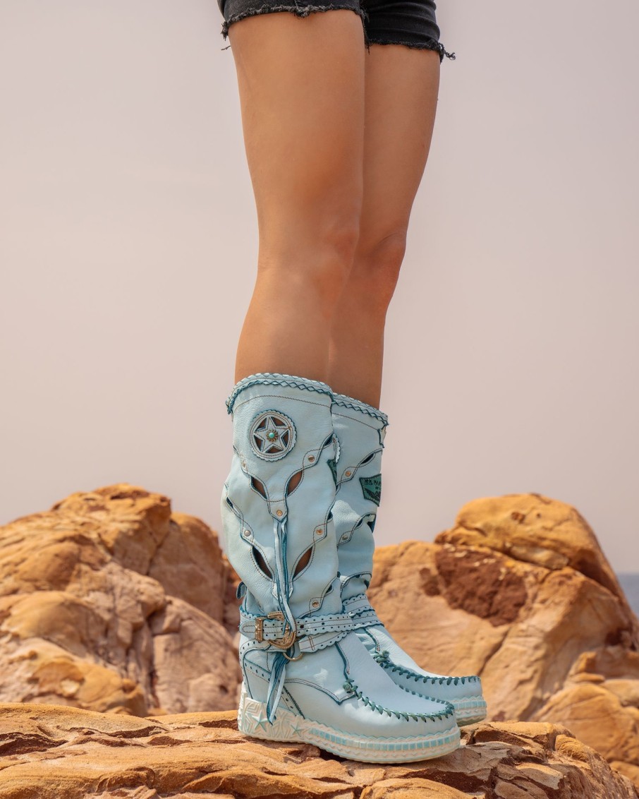 Scarpe EL Vaquero | Mirea Handyed Azure